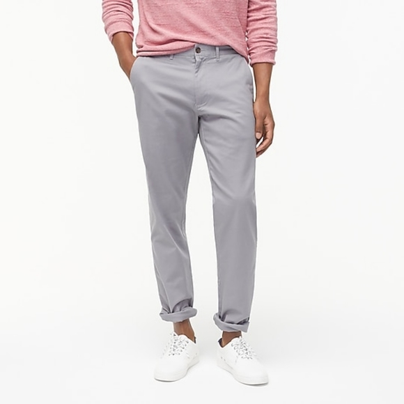 J. Crew Straight-fit flex khaki pant